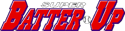 Super Batter Up logo for Super Nintendo